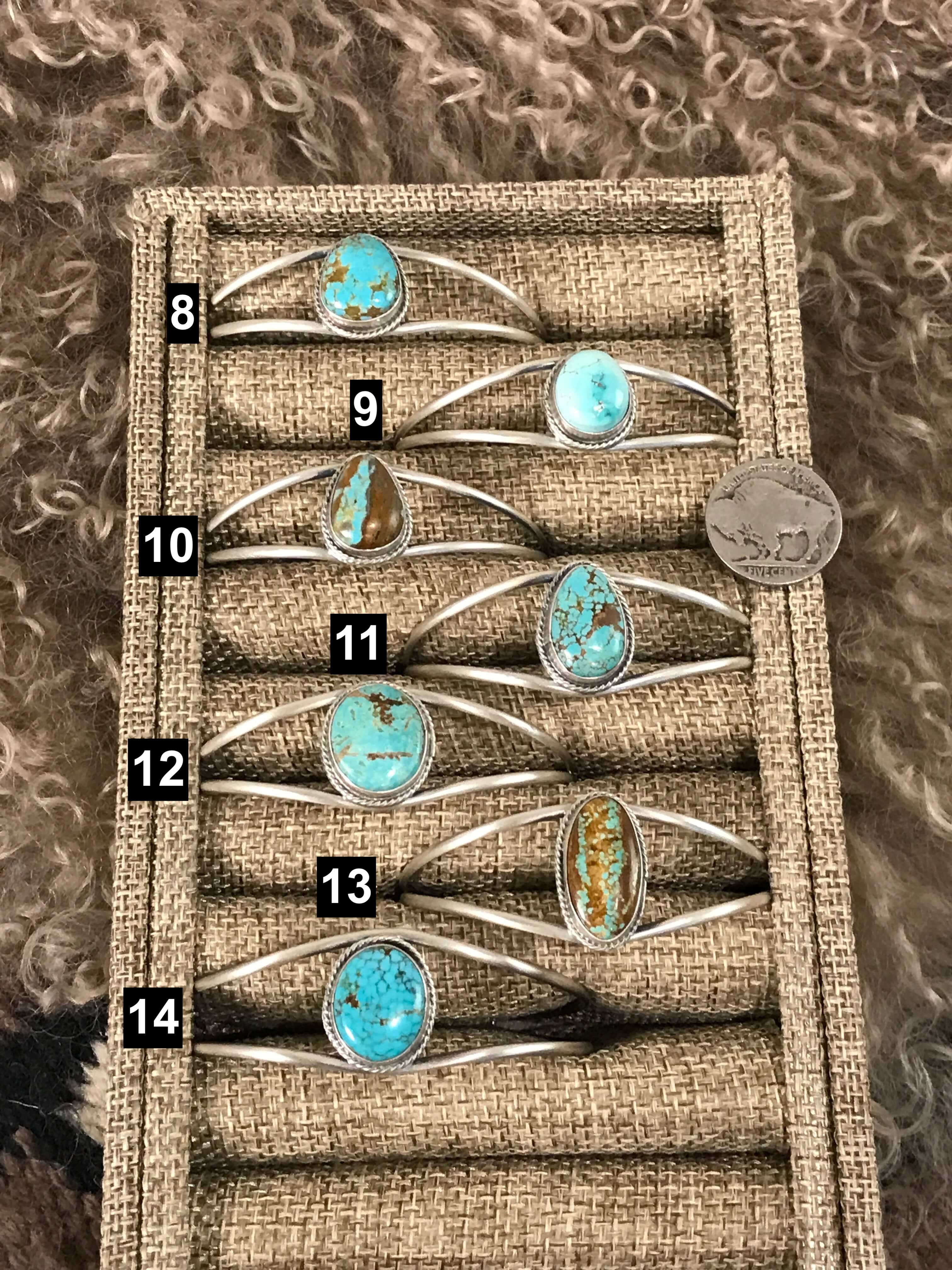 The Zenas Cuffs-Bracelets & Cuffs-Calli Co., Turquoise and Silver Jewelry, Native American Handmade, Zuni Tribe, Navajo Tribe, Brock Texas