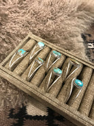 The Zenas Cuffs-Bracelets & Cuffs-Calli Co., Turquoise and Silver Jewelry, Native American Handmade, Zuni Tribe, Navajo Tribe, Brock Texas