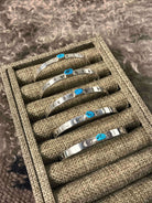 The Windang Turquoise Cuffs-Bracelets & Cuffs-Calli Co., Turquoise and Silver Jewelry, Native American Handmade, Zuni Tribe, Navajo Tribe, Brock Texas