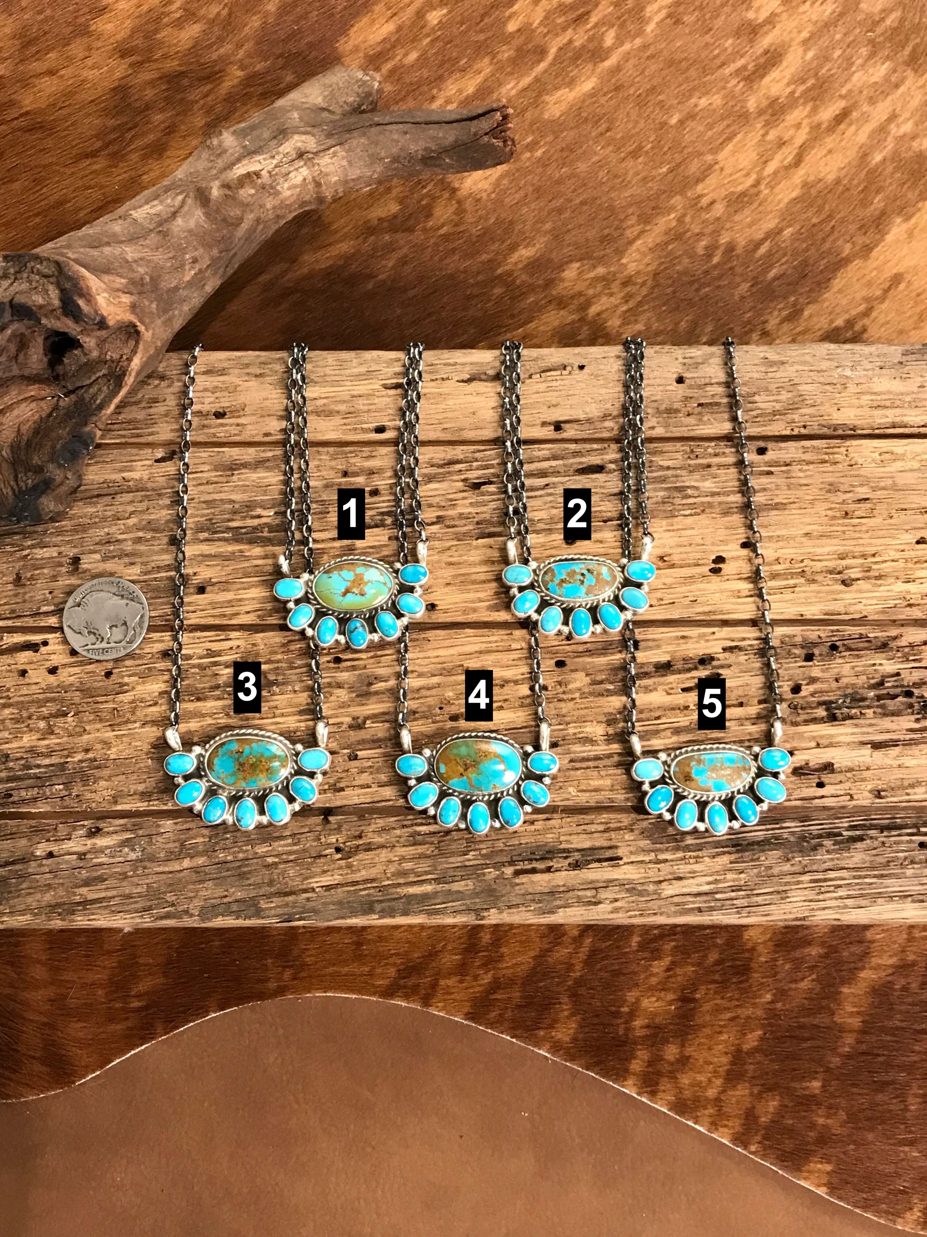 The Arena Necklaces xx-Necklaces-Calli Co., Turquoise and Silver Jewelry, Native American Handmade, Zuni Tribe, Navajo Tribe, Brock Texas