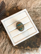 The Legend Ring 2, Sz 7.5-Rings-Calli Co., Turquoise and Silver Jewelry, Native American Handmade, Zuni Tribe, Navajo Tribe, Brock Texas