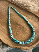 The Tuscola 34" Statement Necklace, 2 xx-Necklaces-Calli Co., Turquoise and Silver Jewelry, Native American Handmade, Zuni Tribe, Navajo Tribe, Brock Texas