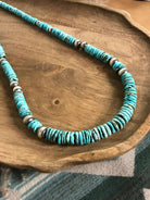 The Tuscola 34" Statement Necklace, 4 xx-Necklaces-Calli Co., Turquoise and Silver Jewelry, Native American Handmade, Zuni Tribe, Navajo Tribe, Brock Texas