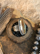 The Legend Ring 1, Sz 7.5-Rings-Calli Co., Turquoise and Silver Jewelry, Native American Handmade, Zuni Tribe, Navajo Tribe, Brock Texas