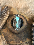 The Coos Bay Ring, Adjustable-Rings-Calli Co., Turquoise and Silver Jewelry, Native American Handmade, Zuni Tribe, Navajo Tribe, Brock Texas