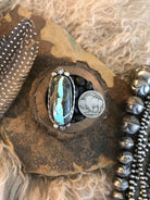 The Coos Bay Ring, Adjustable-Rings-Calli Co., Turquoise and Silver Jewelry, Native American Handmade, Zuni Tribe, Navajo Tribe, Brock Texas