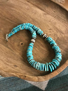 The Brady Stacked Necklace, 1 xx-Necklaces-Calli Co., Turquoise and Silver Jewelry, Native American Handmade, Zuni Tribe, Navajo Tribe, Brock Texas