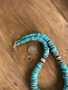 The Brady Stacked Necklace, 1 xx-Necklaces-Calli Co., Turquoise and Silver Jewelry, Native American Handmade, Zuni Tribe, Navajo Tribe, Brock Texas