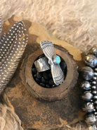 The Bowtie Ring 5, Sz. 8.5-Rings-Calli Co., Turquoise and Silver Jewelry, Native American Handmade, Zuni Tribe, Navajo Tribe, Brock Texas