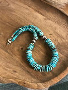 The Brady 20" Stacked Necklace, 2-Necklaces-Calli Co., Turquoise and Silver Jewelry, Native American Handmade, Zuni Tribe, Navajo Tribe, Brock Texas