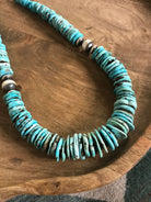 The Brady 20" Stacked Necklace, 3-Necklaces-Calli Co., Turquoise and Silver Jewelry, Native American Handmade, Zuni Tribe, Navajo Tribe, Brock Texas