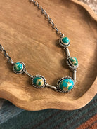 The Sutton Necklace, 2-Necklaces-Calli Co., Turquoise and Silver Jewelry, Native American Handmade, Zuni Tribe, Navajo Tribe, Brock Texas