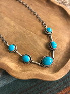 The Sutton Necklace, 4-Necklaces-Calli Co., Turquoise and Silver Jewelry, Native American Handmade, Zuni Tribe, Navajo Tribe, Brock Texas