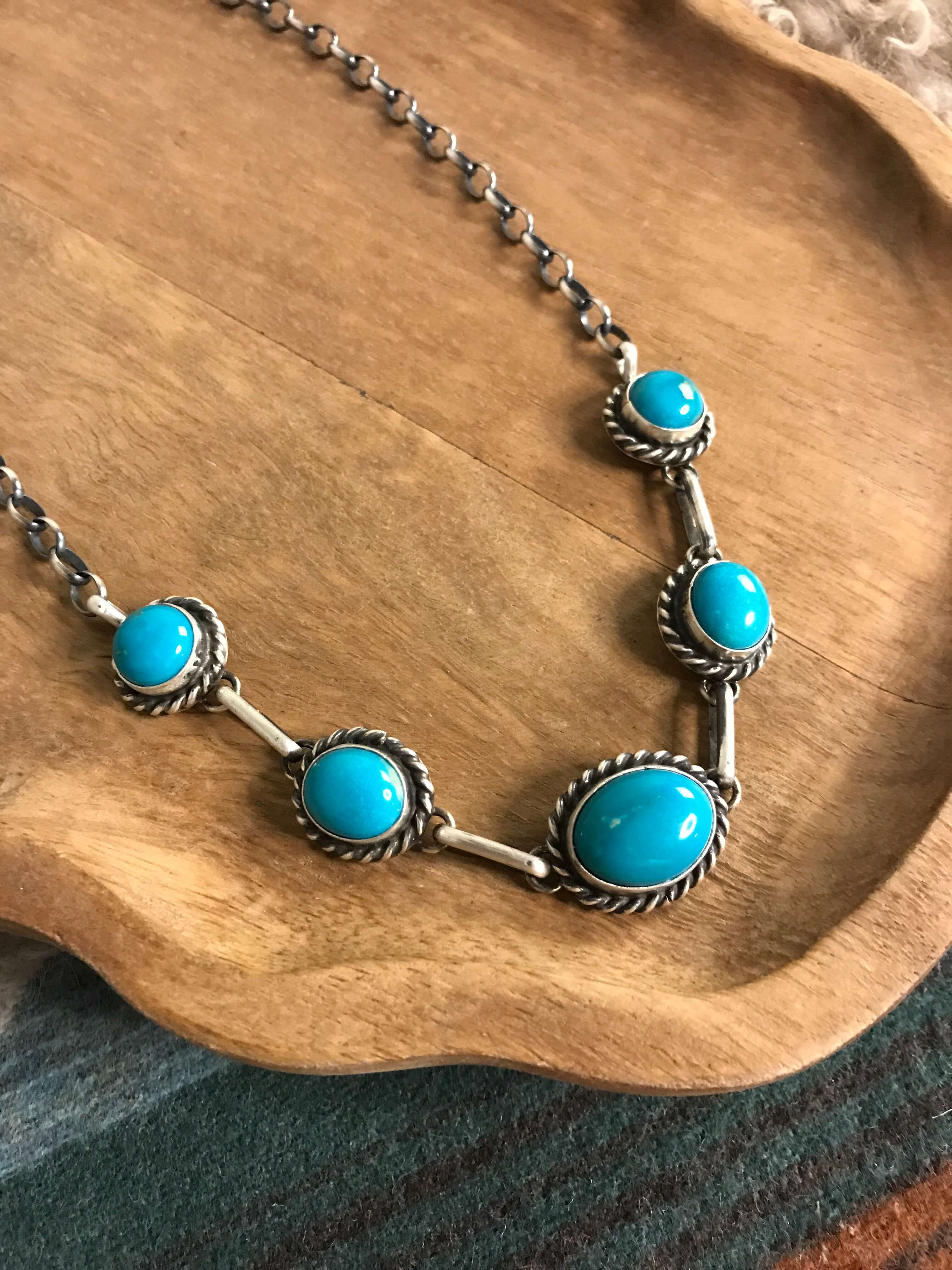 The Sutton Necklace, 4-Necklaces-Calli Co., Turquoise and Silver Jewelry, Native American Handmade, Zuni Tribe, Navajo Tribe, Brock Texas