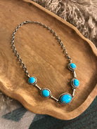 The Sutton Necklace, 10-Necklaces-Calli Co., Turquoise and Silver Jewelry, Native American Handmade, Zuni Tribe, Navajo Tribe, Brock Texas