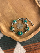 The Hamilton Link Bracelet, 1-Bracelets & Cuffs-Calli Co., Turquoise and Silver Jewelry, Native American Handmade, Zuni Tribe, Navajo Tribe, Brock Texas