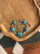 The Hamilton Link Bracelet, 5 xx-Bracelets & Cuffs-Calli Co., Turquoise and Silver Jewelry, Native American Handmade, Zuni Tribe, Navajo Tribe, Brock Texas