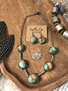 The Boulder Necklace Set, 2-Necklaces-Calli Co., Turquoise and Silver Jewelry, Native American Handmade, Zuni Tribe, Navajo Tribe, Brock Texas