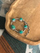 The Hamilton Link Bracelet, 6 xx-Bracelets & Cuffs-Calli Co., Turquoise and Silver Jewelry, Native American Handmade, Zuni Tribe, Navajo Tribe, Brock Texas