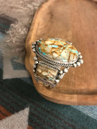 The Fredonia Turquoise Cuff, 6-Bracelets & Cuffs-Calli Co., Turquoise and Silver Jewelry, Native American Handmade, Zuni Tribe, Navajo Tribe, Brock Texas