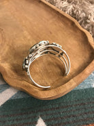 The Fredonia Turquoise Cuff, 6 xx-Bracelets & Cuffs-Calli Co., Turquoise and Silver Jewelry, Native American Handmade, Zuni Tribe, Navajo Tribe, Brock Texas
