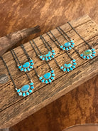 The Arena Necklaces xx-Necklaces-Calli Co., Turquoise and Silver Jewelry, Native American Handmade, Zuni Tribe, Navajo Tribe, Brock Texas