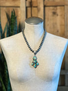 The Luckley Pendant-Pendants-Calli Co., Turquoise and Silver Jewelry, Native American Handmade, Zuni Tribe, Navajo Tribe, Brock Texas