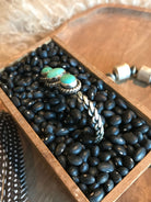 The Triple Stone Braid Cuff, 1-Bracelets & Cuffs-Calli Co., Turquoise and Silver Jewelry, Native American Handmade, Zuni Tribe, Navajo Tribe, Brock Texas