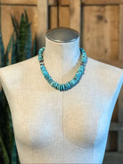 The Brady Stacked Necklace, 1 xx-Necklaces-Calli Co., Turquoise and Silver Jewelry, Native American Handmade, Zuni Tribe, Navajo Tribe, Brock Texas