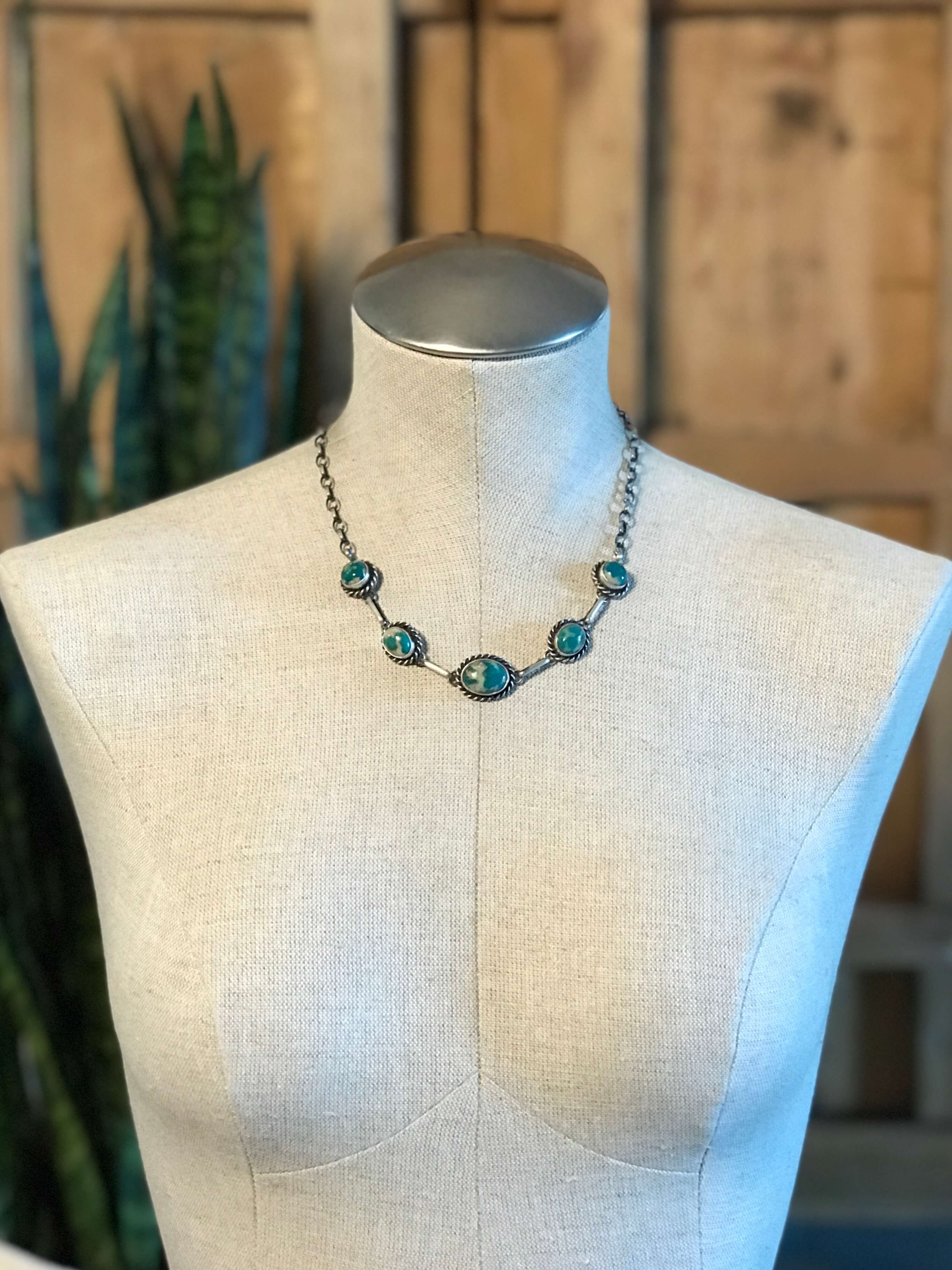 The Sutton Necklace, 6-Necklaces-Calli Co., Turquoise and Silver Jewelry, Native American Handmade, Zuni Tribe, Navajo Tribe, Brock Texas