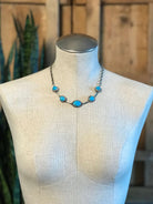 The Sutton Necklace, 10-Necklaces-Calli Co., Turquoise and Silver Jewelry, Native American Handmade, Zuni Tribe, Navajo Tribe, Brock Texas