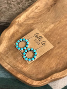 The Belinda Earrings xx-Earrings-Calli Co., Turquoise and Silver Jewelry, Native American Handmade, Zuni Tribe, Navajo Tribe, Brock Texas