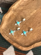 The Zia Turquoise Pendants-Pendants-Calli Co., Turquoise and Silver Jewelry, Native American Handmade, Zuni Tribe, Navajo Tribe, Brock Texas