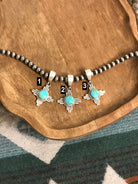 The Zia Turquoise Pendants-Pendants-Calli Co., Turquoise and Silver Jewelry, Native American Handmade, Zuni Tribe, Navajo Tribe, Brock Texas