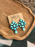 The Marissa Earrings xx-Earrings-Calli Co., Turquoise and Silver Jewelry, Native American Handmade, Zuni Tribe, Navajo Tribe, Brock Texas