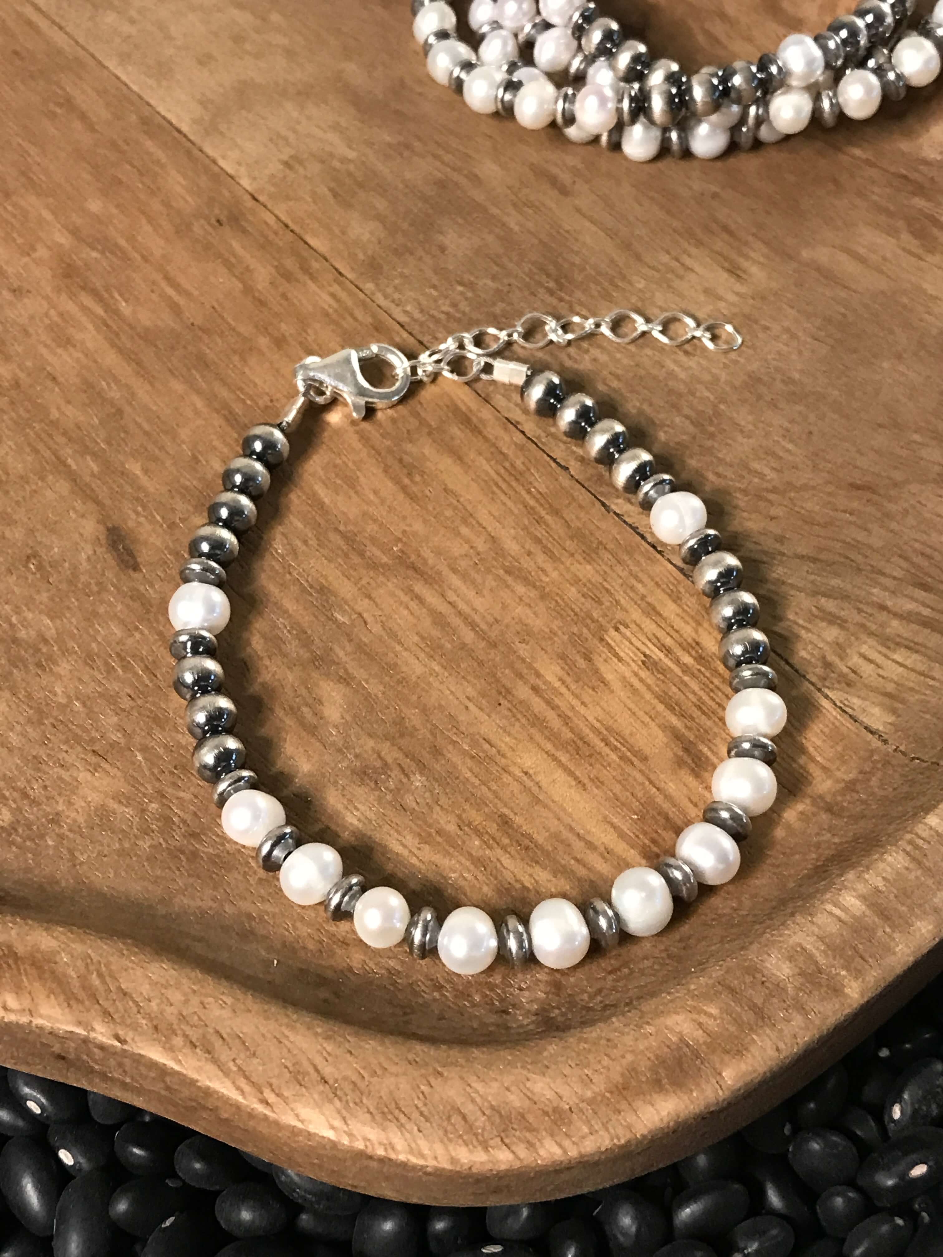 The Delta Bracelet-Bracelets & Cuffs-Calli Co., Turquoise and Silver Jewelry, Native American Handmade, Zuni Tribe, Navajo Tribe, Brock Texas