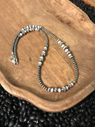 The Magnolia Necklace, 18"-Necklaces-Calli Co., Turquoise and Silver Jewelry, Native American Handmade, Zuni Tribe, Navajo Tribe, Brock Texas