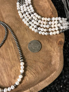 The Bondi Necklace, 18"-Necklaces-Calli Co., Turquoise and Silver Jewelry, Native American Handmade, Zuni Tribe, Navajo Tribe, Brock Texas