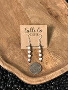 The Bali Earrings-Earrings-Calli Co., Turquoise and Silver Jewelry, Native American Handmade, Zuni Tribe, Navajo Tribe, Brock Texas