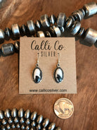 The White Buffalo Dangles, 17-Earrings-Calli Co., Turquoise and Silver Jewelry, Native American Handmade, Zuni Tribe, Navajo Tribe, Brock Texas