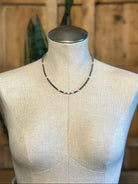 The Marina Necklace, 18"-Necklaces-Calli Co., Turquoise and Silver Jewelry, Native American Handmade, Zuni Tribe, Navajo Tribe, Brock Texas