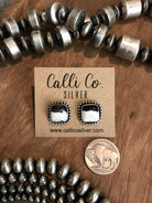 The Favorite Studs, 51-Earrings-Calli Co., Turquoise and Silver Jewelry, Native American Handmade, Zuni Tribe, Navajo Tribe, Brock Texas