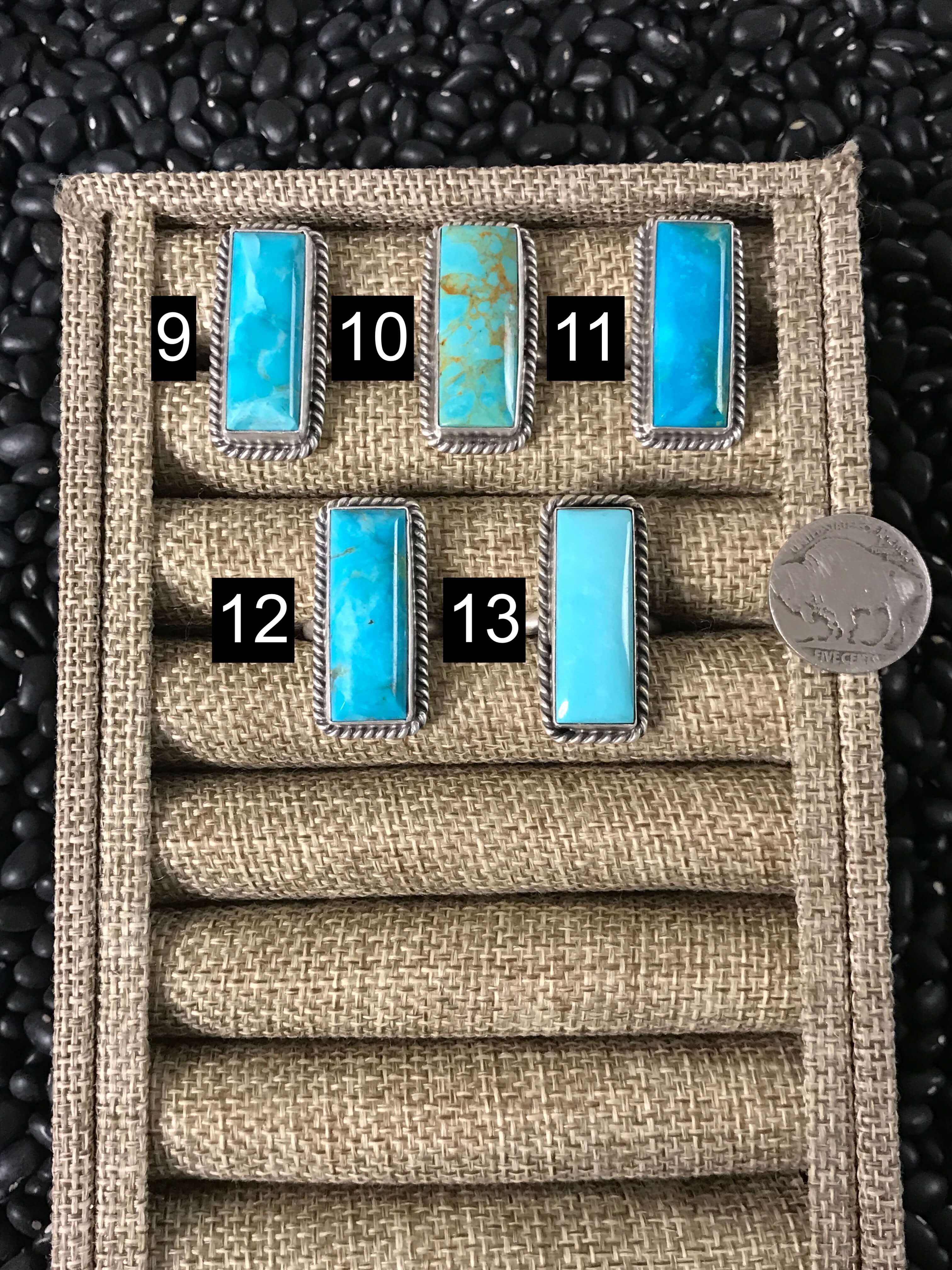 The Big Chief Adjustable Turquoise Rings – Calli Co. Silver