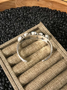 The Veronica Cuff, 1-Bracelets & Cuffs-Calli Co., Turquoise and Silver Jewelry, Native American Handmade, Zuni Tribe, Navajo Tribe, Brock Texas