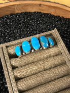 The Veronica Cuff, 2-Bracelets & Cuffs-Calli Co., Turquoise and Silver Jewelry, Native American Handmade, Zuni Tribe, Navajo Tribe, Brock Texas
