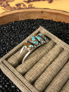The Veronica Cuff, 3-Bracelets & Cuffs-Calli Co., Turquoise and Silver Jewelry, Native American Handmade, Zuni Tribe, Navajo Tribe, Brock Texas