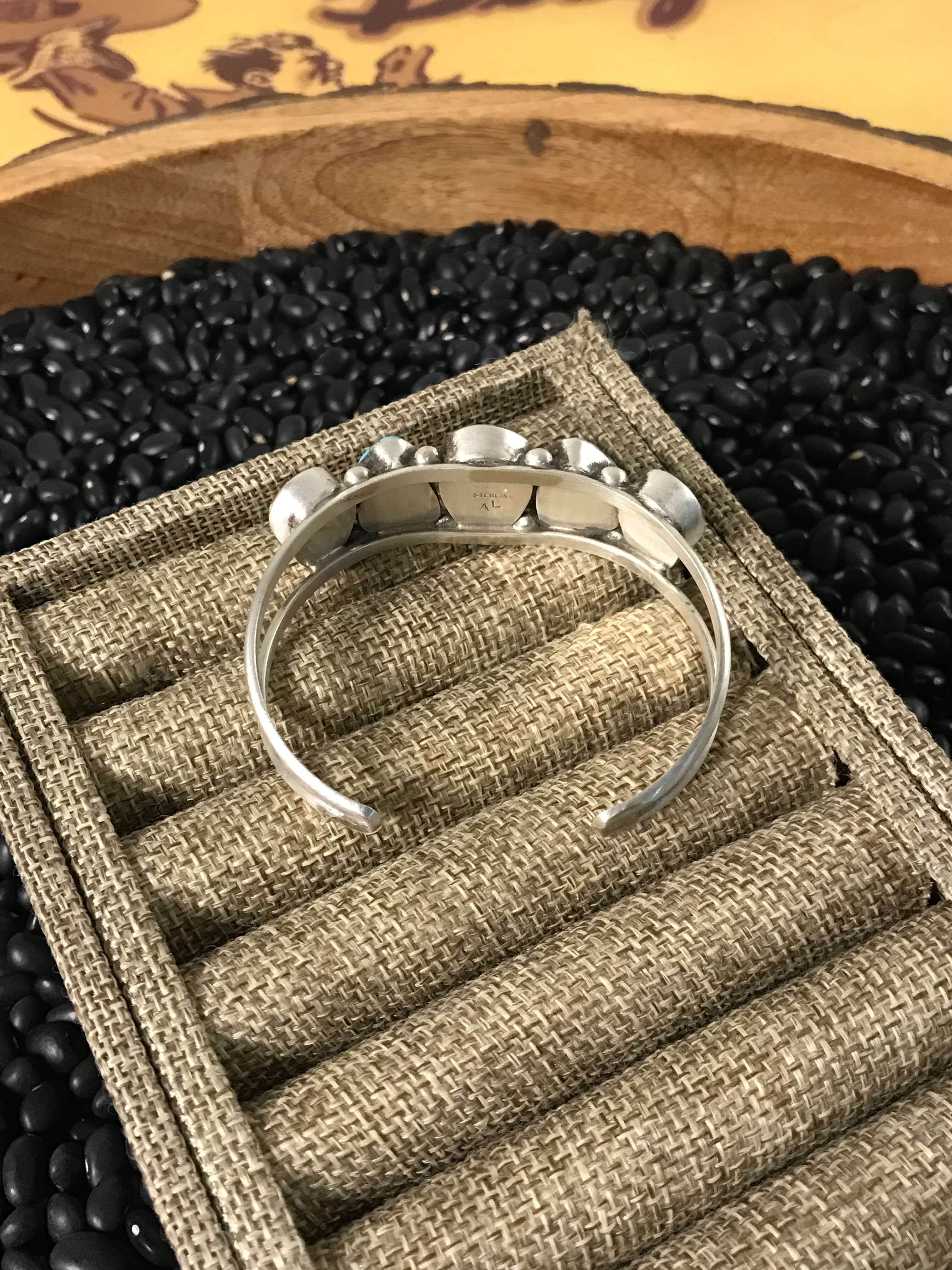 The Veronica Cuff, 3-Bracelets & Cuffs-Calli Co., Turquoise and Silver Jewelry, Native American Handmade, Zuni Tribe, Navajo Tribe, Brock Texas