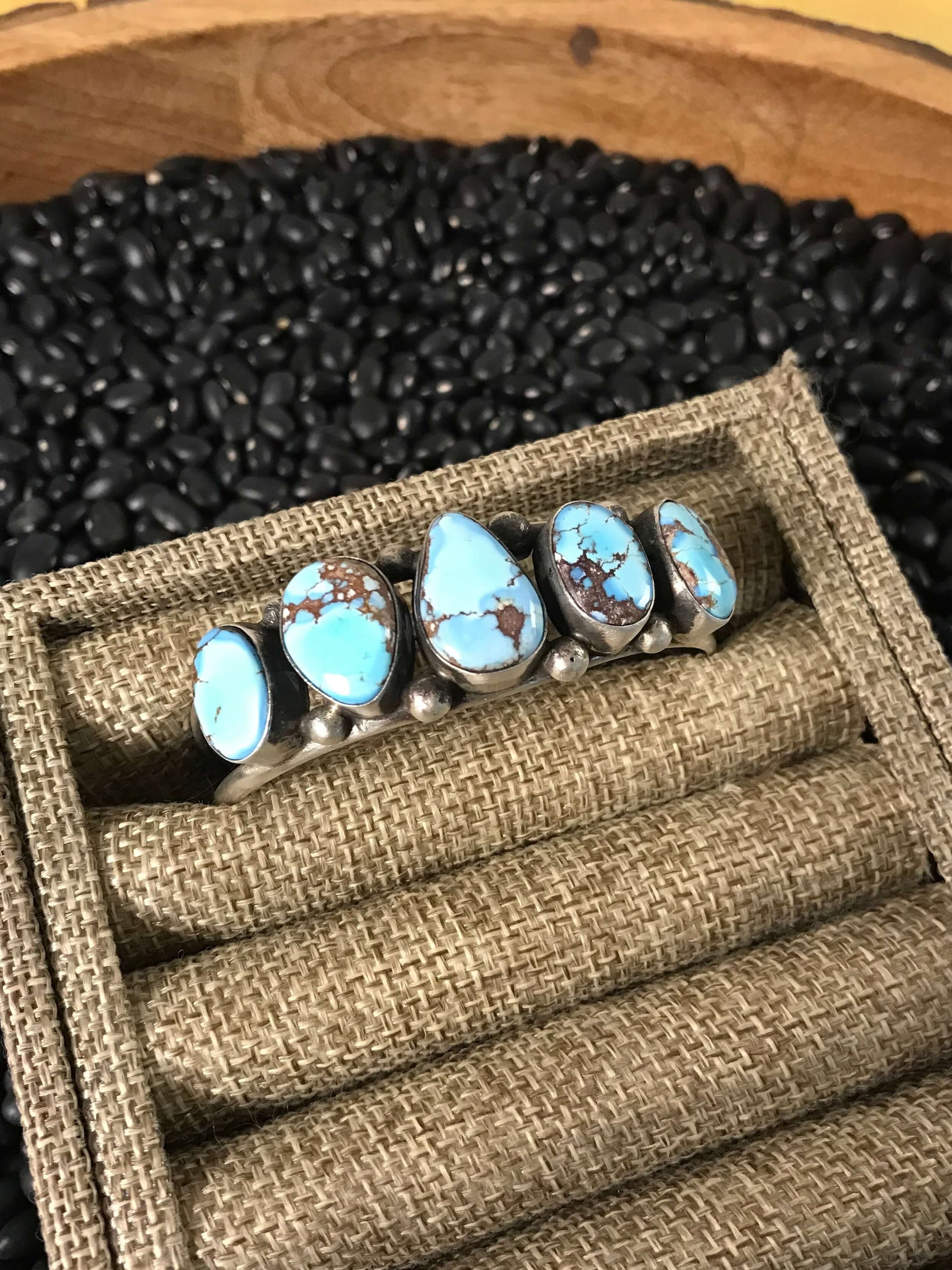 The Veronica Cuff, 4-Bracelets & Cuffs-Calli Co., Turquoise and Silver Jewelry, Native American Handmade, Zuni Tribe, Navajo Tribe, Brock Texas