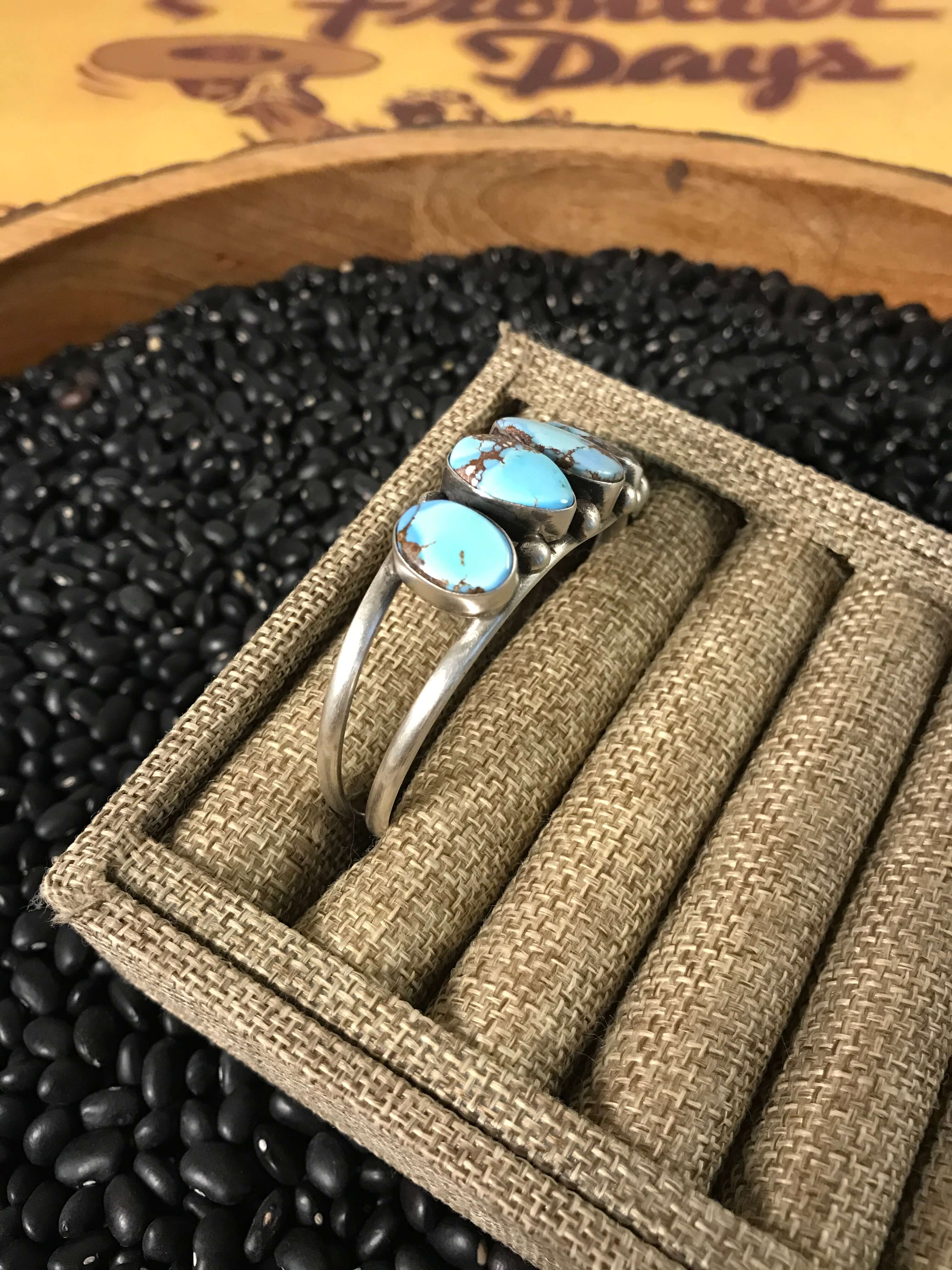 The Veronica Cuff, 4-Bracelets & Cuffs-Calli Co., Turquoise and Silver Jewelry, Native American Handmade, Zuni Tribe, Navajo Tribe, Brock Texas
