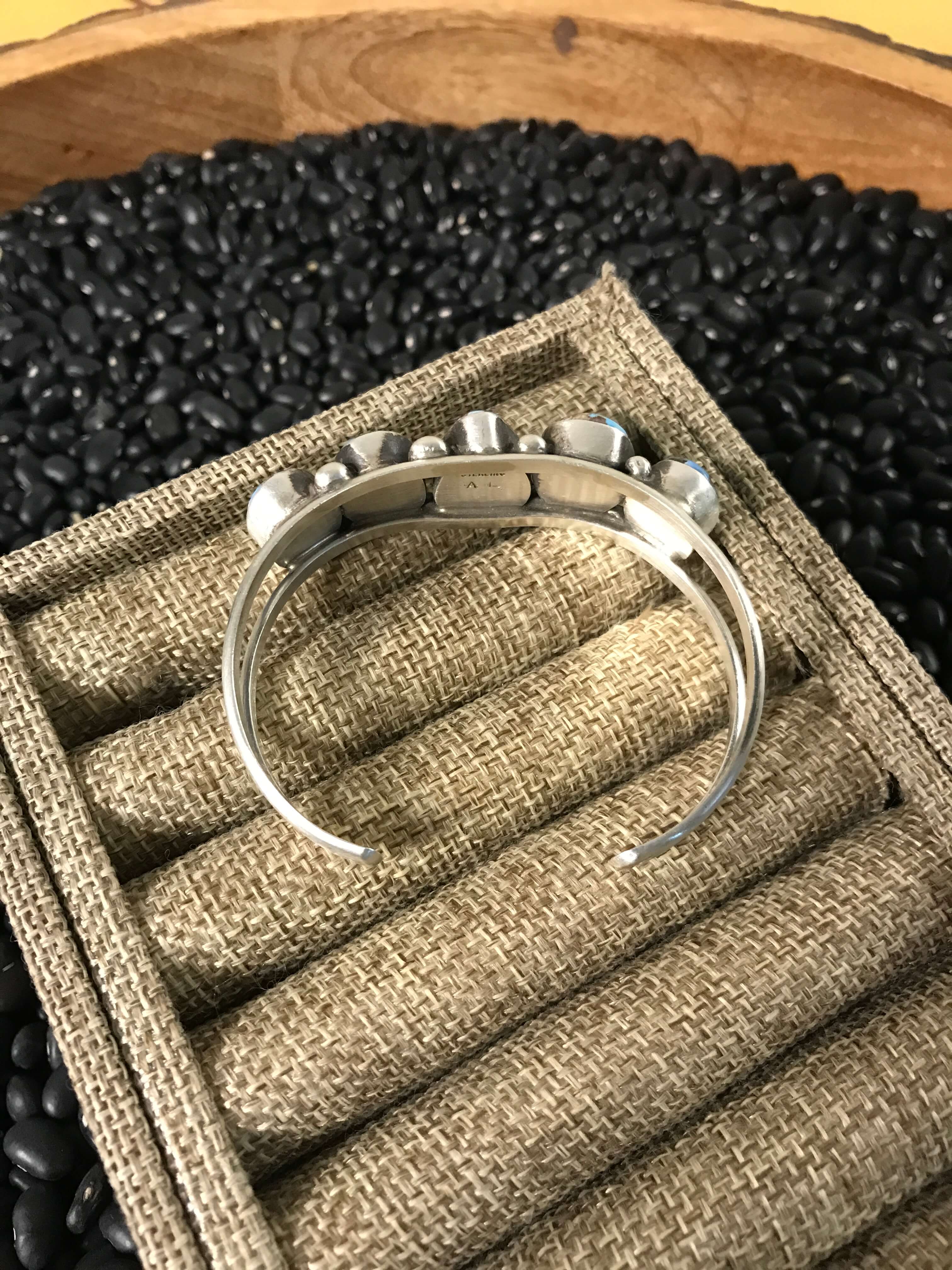 The Veronica Cuff, 4-Bracelets & Cuffs-Calli Co., Turquoise and Silver Jewelry, Native American Handmade, Zuni Tribe, Navajo Tribe, Brock Texas